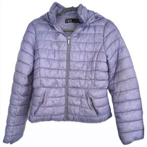 Zara Lavender Quilted Jacket